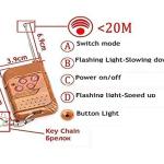 مصباح شرطة للسيارة 4 × 4 LED مع جهاز تحكم عن بعد لاسلكي، ضوء وامض أحمر وأزرق، مصباح تحذير طوارئ 12 فولت