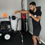كيس ملاكمة قابل للتعديل مع قاعدة