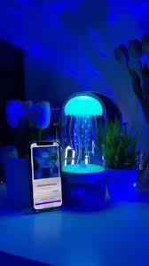 قنديل البحر تصميم باس المتكلم البلاستيك الصغيرة المبهرة أضواء RGB سمّاعات بلوتوث