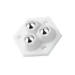 Pack of 4 Steel Furniture Moving Wheels