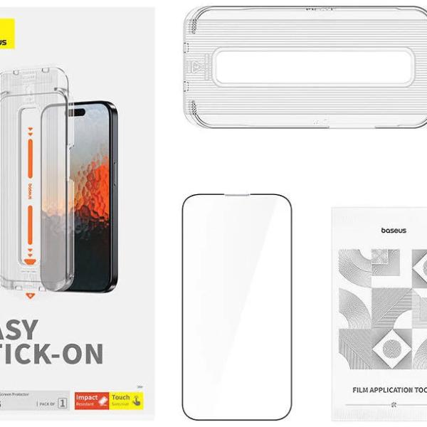 Baseus Sapphire HD Tempered Glass for iPhone 15 Pro