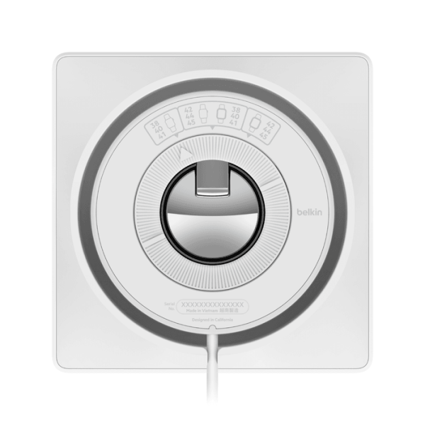Belkin Fast Portable Charger for Apple Watch Series - Black & White