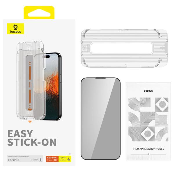 Baseus Sapphire Privacy Tempered Glass Screen Protector for Series iPhone