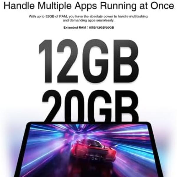 DOOGEE T30 Ultra Tablet PC 32GB RAM (12GB+Up to 20GB Extended RAM) 256GB ROM