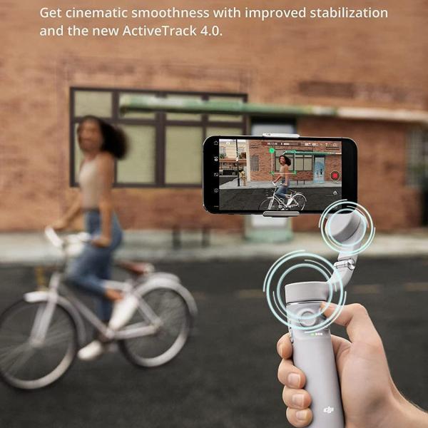 DJI OM 5 Smartphone Gimbal Stabilizer, 3 Axis Phone Gimbal, Built In Extension Rod
