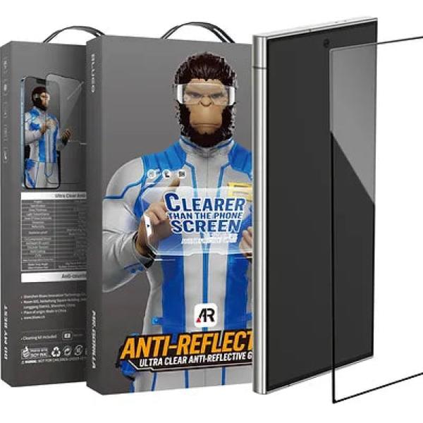 BLUEO Ultra Clear AR Anti-Reflective HD Glass - Black
