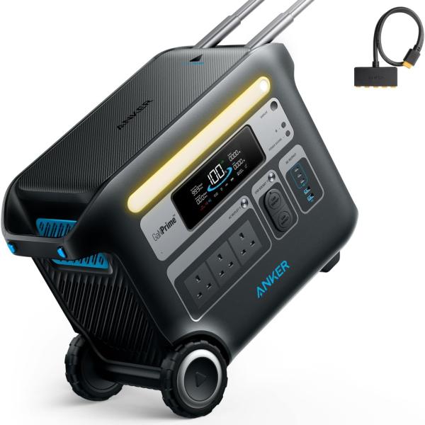 Anker SOLIX F2000 PowerHouse 767 2400W Portable Power Station - Black