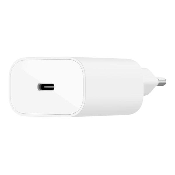 Belkin 25W USB C PD Wall Charger Fast & Efficient Charging - White