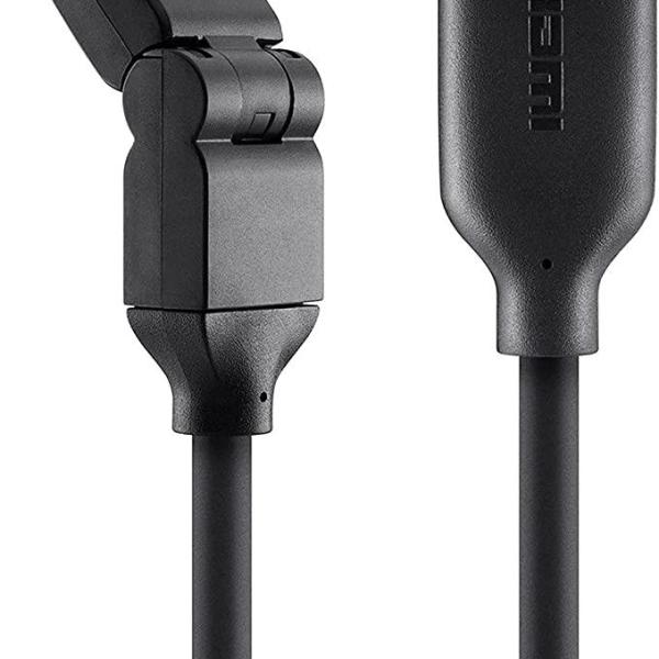 Belkin Dual Swivel HDMI Cable High Speed 2M Gold Connectors - Black