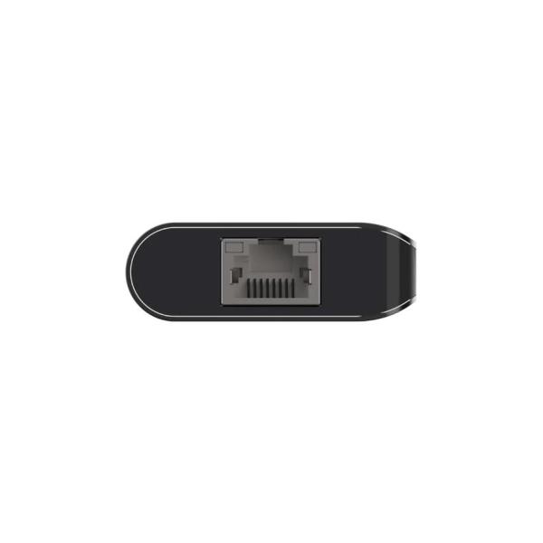 Belkin USB C 6 in 1 Multiport Adapter - Gray