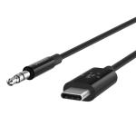 Belkin USB C to 3.5mm Audio Cable Simple Quality Sound - Black