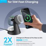 Anker MagGo 3-in-1 Wireless Charging Station – 15W Dock