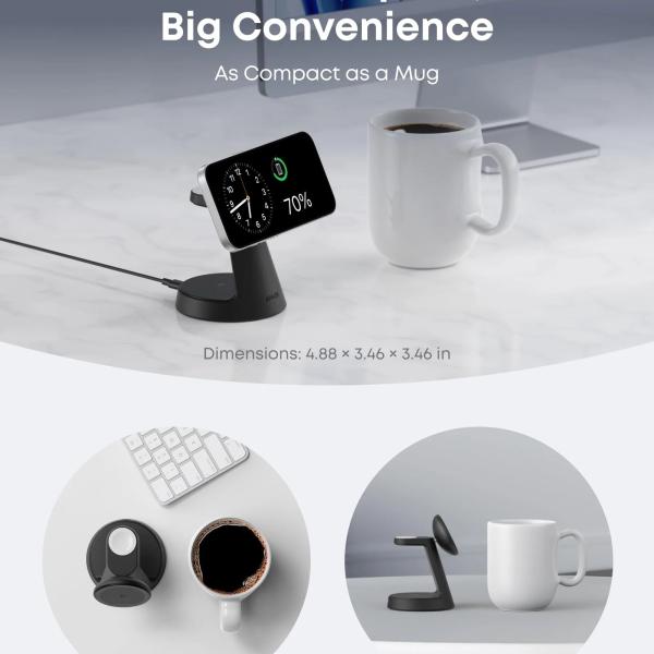 Anker MagGo 3-in-1 Wireless Charging Station – 15W Dock