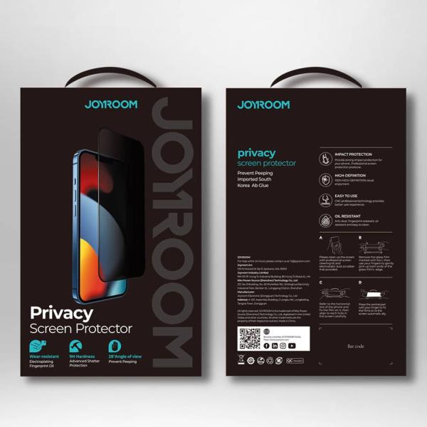 Joyroom Knight 2.5D Privacy Glass for iPhone 13 Pro
