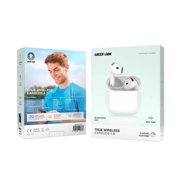 Green Lion G1 TWS Earbuds – Clear Sound, IPX4, 25H Playtime