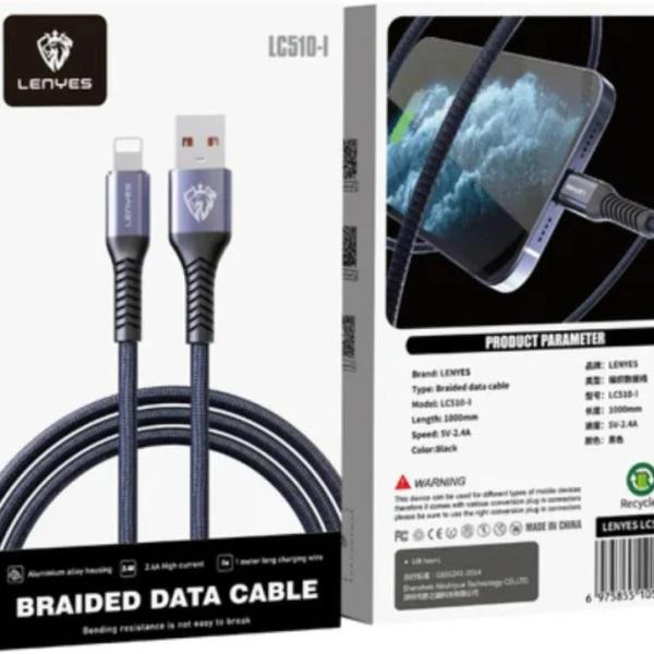 Lenyes LC509 TC-I USB-C to Lightning Cable – Fast & Braided