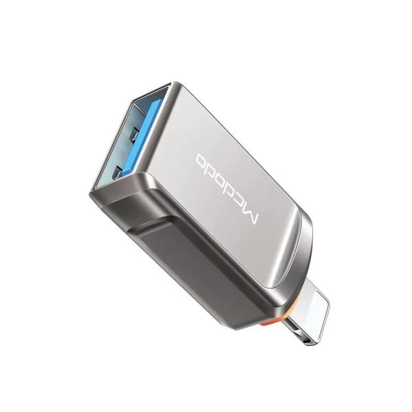 Mcdodo OTG USB A 3.0 to Lightning Adapter Fast Performance - Gray