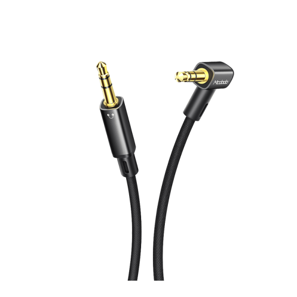 Mcdodo Right Angle Audio Cable 1.2M Premium Design - Black