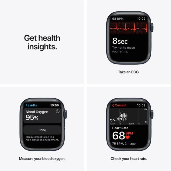 Apple Watch S7 GPS 45mm Sport Band