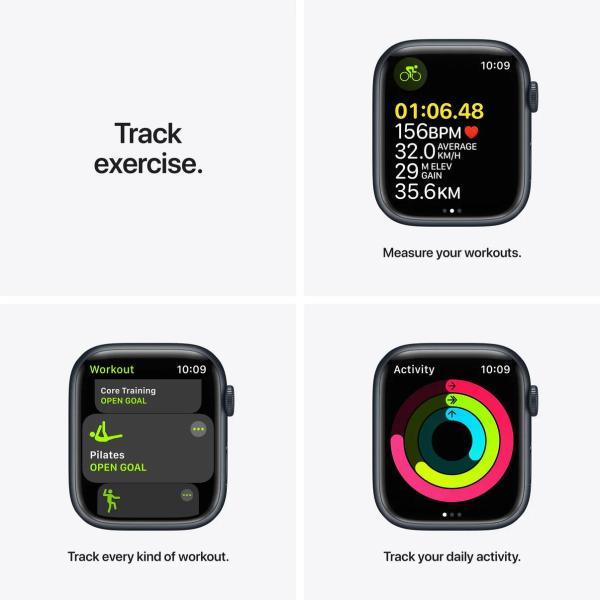 Apple Watch S7 GPS 45mm Sport Band