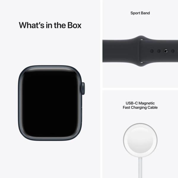 Apple Watch S7 GPS 45mm Sport Band