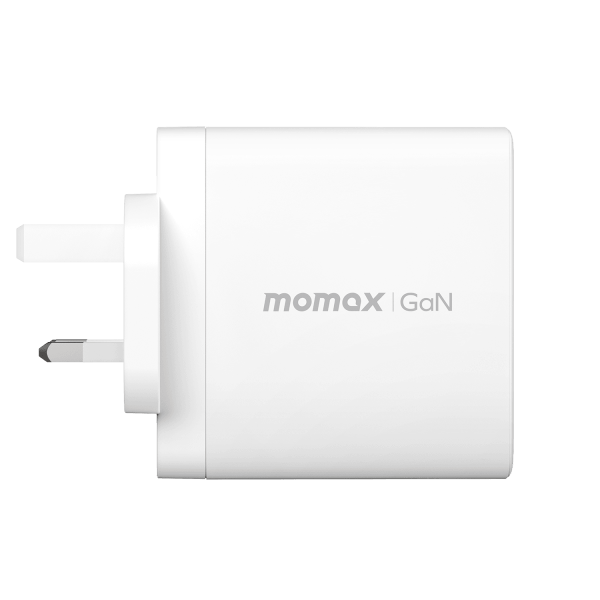 MOMAX ONEPLUG GaN 140W Triple Output Fast Charger - White