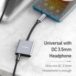 Mcdodo 60W USB C to Dual Type C Audio & Charging Adapter - Black