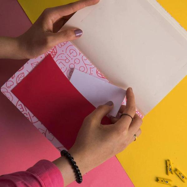 Good Vibes Rubber Band Notebook A6