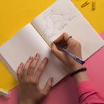 Good Vibes Rubber Band Notebook A6
