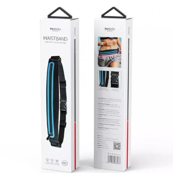 Yesido WB13 Running Belt Lightweight & Comfortable - Black