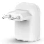 Belkin 32W PD Dual Home Charger 20W USB C & 12W USB A - White