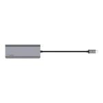 Belkin USB C 6 in 1 Multiport Adapter - Gray