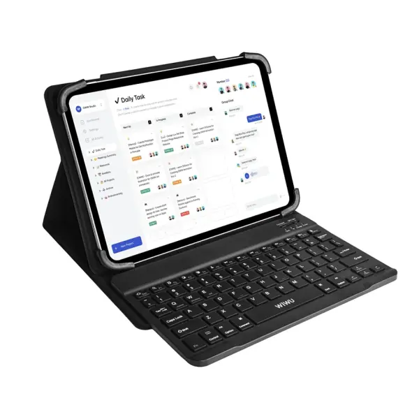 Universal Keyboard Case W-UK001BLK7(English& Arabic)